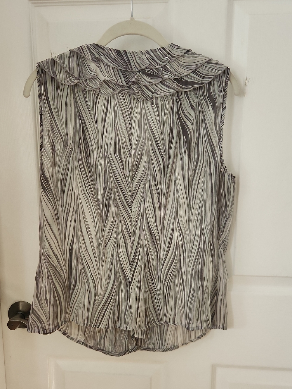 Silk Ruffle Blouse - Picture 4 of 10